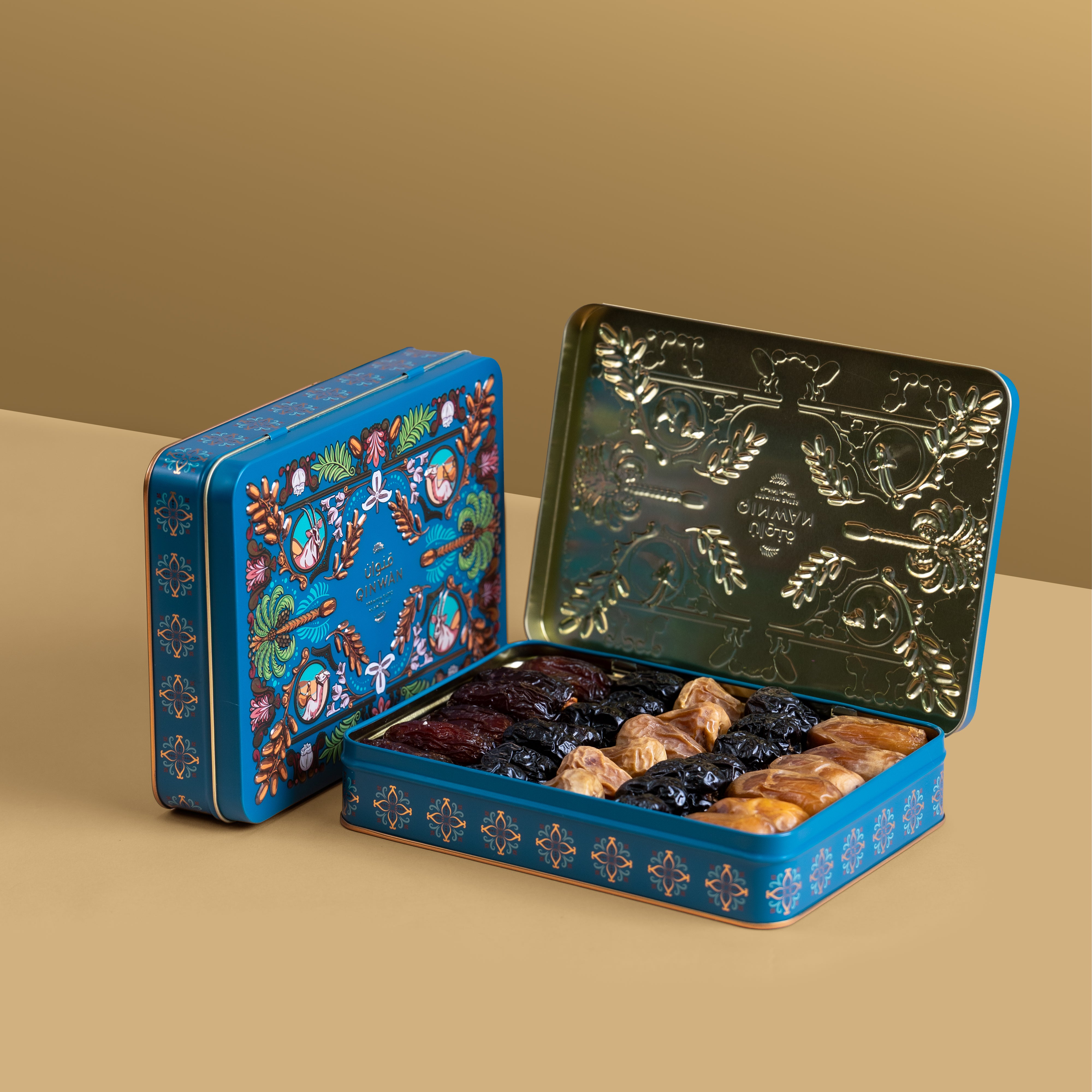 Arabian Charm Tin Box - Blue