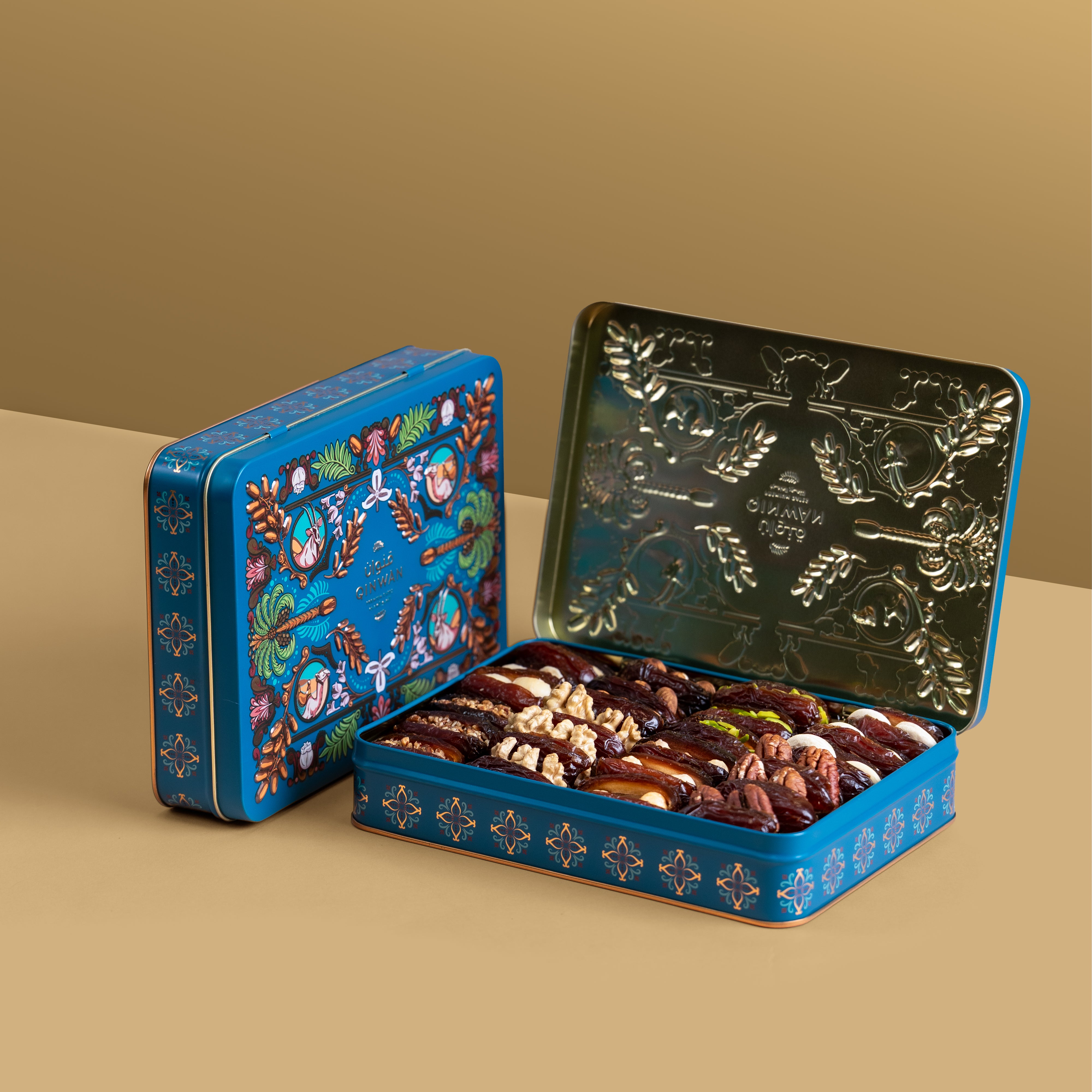 Arabian Charm Tin Box - Blue