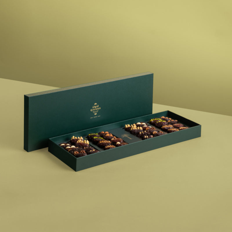 Qinwan Rectangle Box Big Dark Green
