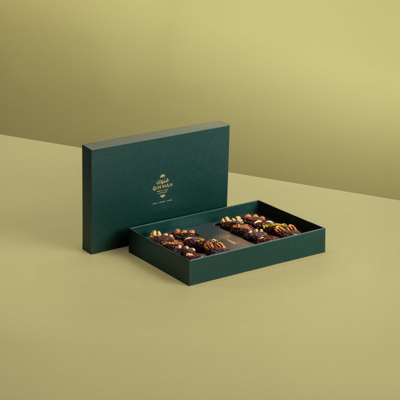 Qinwan Rectangle Box Small Dark Green