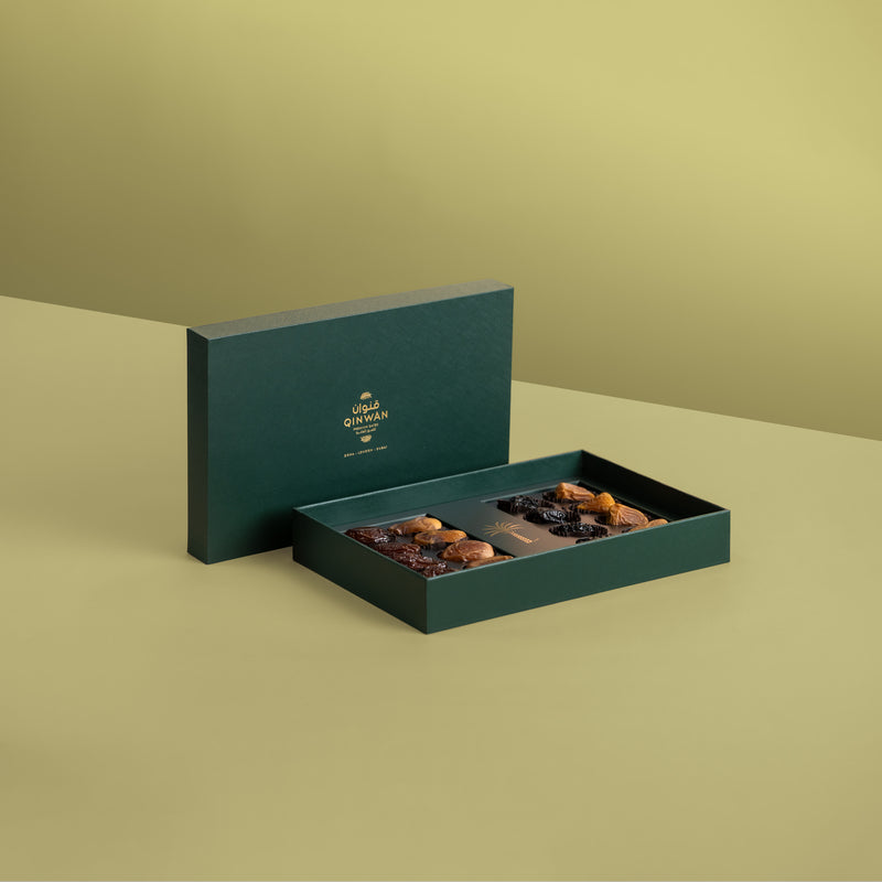 Qinwan Rectangle Box Small Dark Green